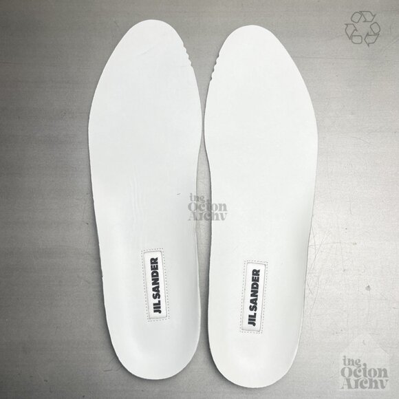 Men Size 11 Jil Sander Off-White Leather Slip On Sneaker J32WS0031277  Pre-Owned - Picture 11 of 14